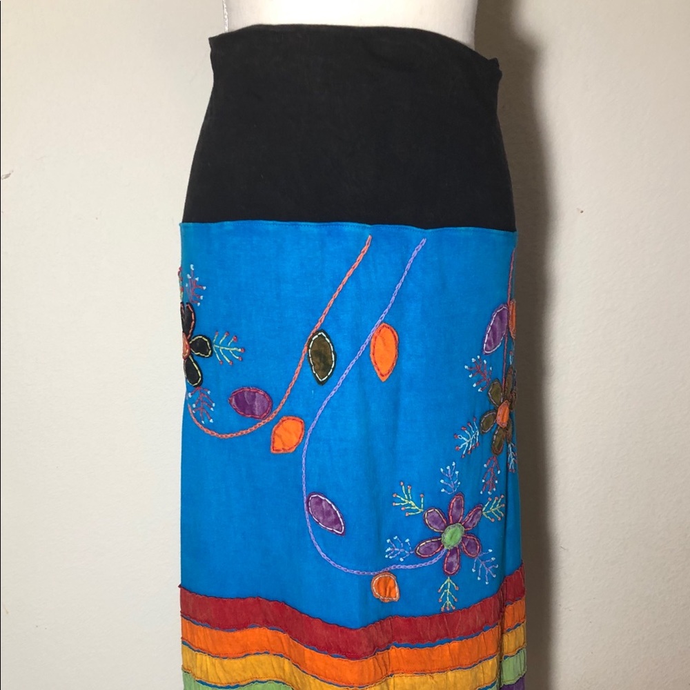 Bright, colorful, BOHO rainbow maxi 💖 🌺🌼🌈